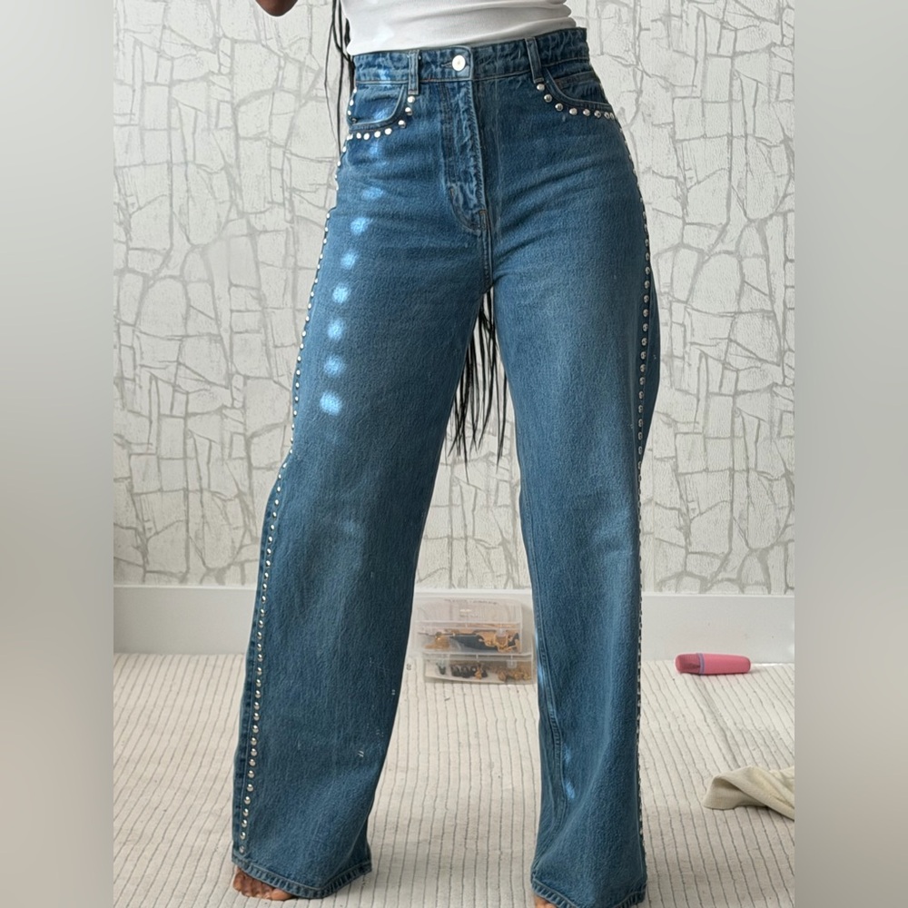 Reformation Studded Denim